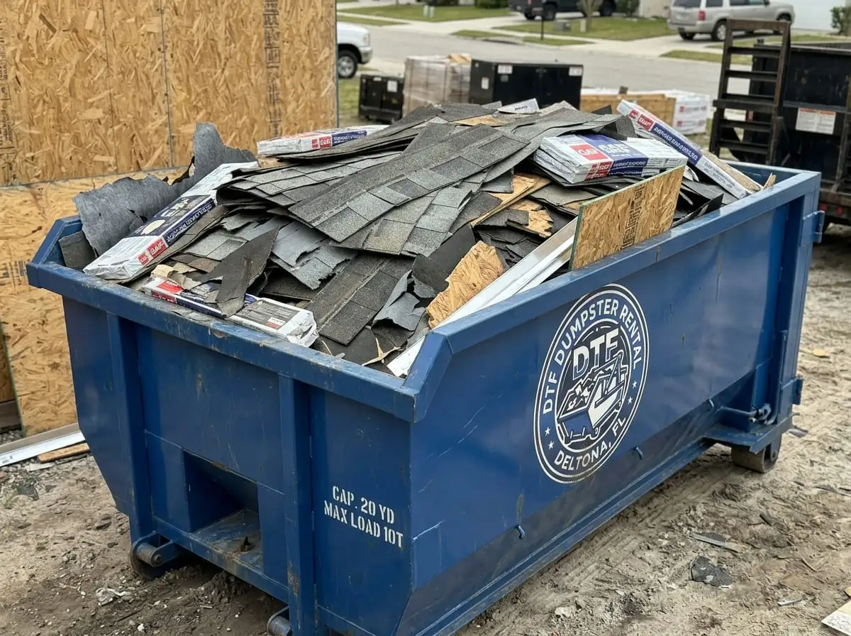 Roofing Dumpster Rental in Deltona, FL