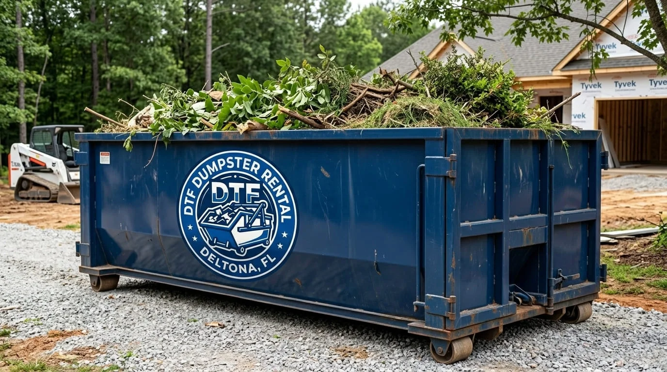 Yard Waste Dumpster Rental Deltona FL-img